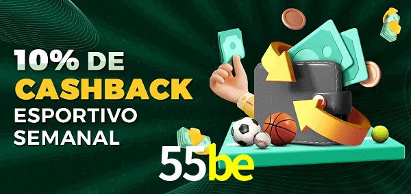 10% de bônus de cashback na 55be